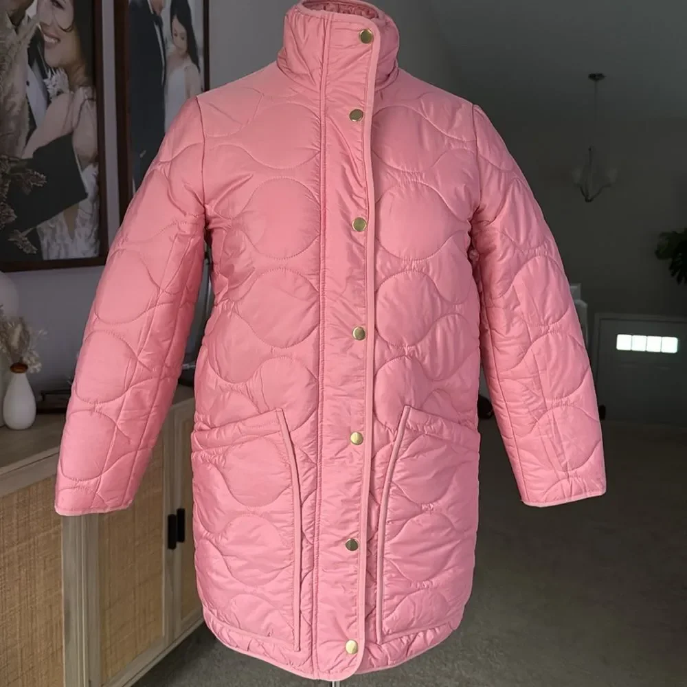J. Crew Quilted Cocoon Puffer w/ PrimaLoft